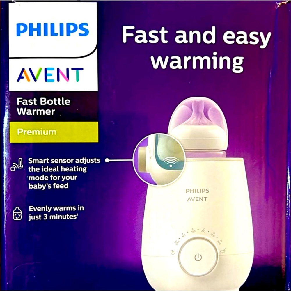 COPY - Philips AVENT Fast Baby Bottle Warmer with Smart Temperature Control and…